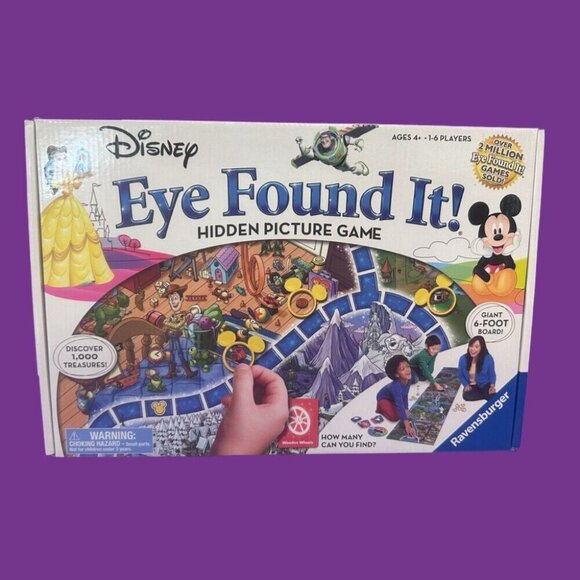 Disney Eye Found It Hidden Picture Game 2018 Ravensburger COMPLETE! - Picture 1 of 3
